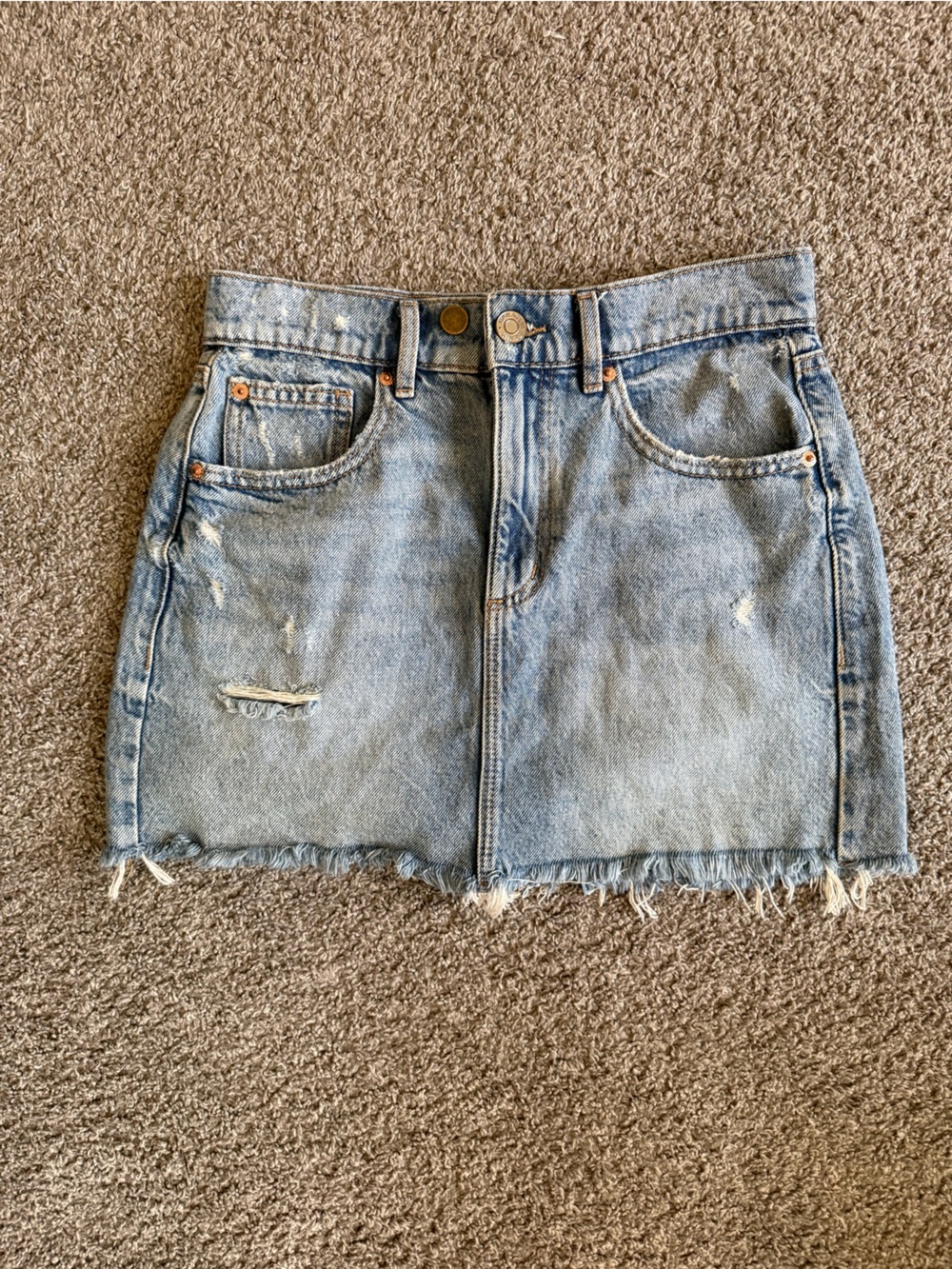 Garage Jean Skirt